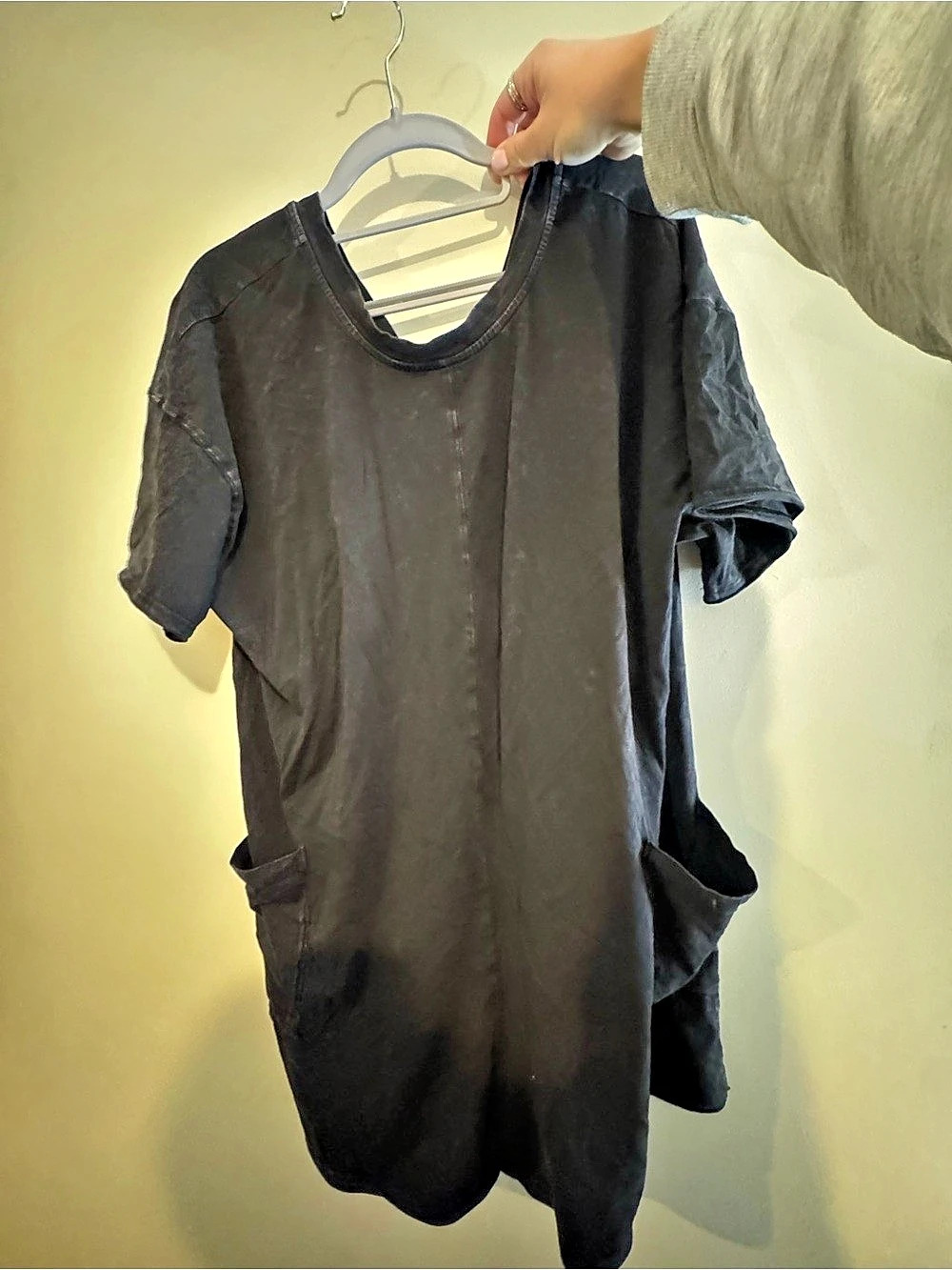 Sincerely Jules Black Active Romper Size Large Like New